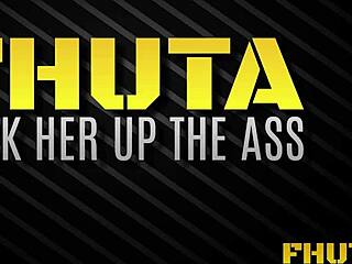 Brunette Hottie Feels Intense Pleasure Taking Monster Cock Anal