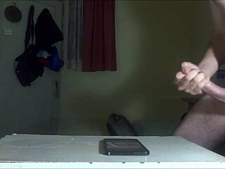 Jerking hard for cassidyboo with cum on face