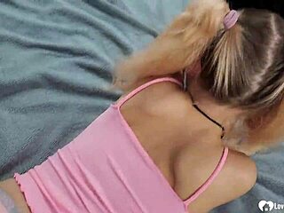 babe, you want me to cum on your pussy? bend over and let's see