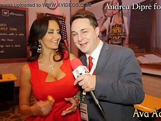ava addams teases andrea diprè by playing with her massive boobs