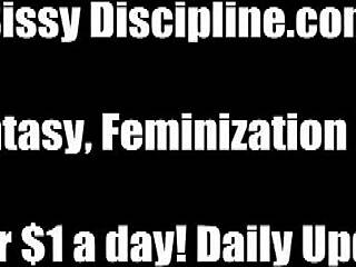 I demand you dress up like a sissy for bdsm fun