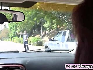 cougars demand hardcore cunt fucking from young stud in wild 4some