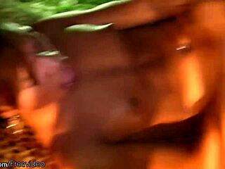 Tranny beauty sucks studs cock before getting her ass nailed!