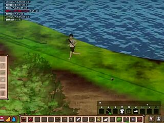 Survivor finds village, has sex with girl in Mad Island.