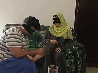 Sexy Neighbor Gets Fucked Hard On Living Room Sofa