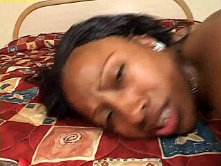 in budonkadunk volume 2 scene 4, she rides cock in fishnets and gets cum on face