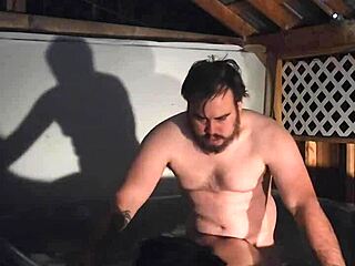 Lonely Wife Bends Over In Jacuzzi