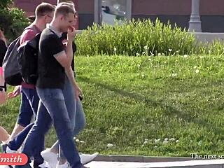 Omg, I’m like totally caught Jeny Smith flashing her bubble butt in public on hidden cam!