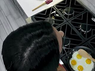 hot step mom helps me cum