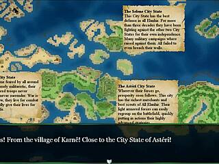 Blonde fairy sucks demon girl's tits