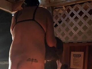 Lonely Wife Bends Over In Jacuzzi