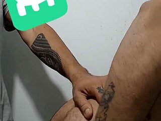 argentinan ladyboy bangs the security guy in backroom