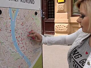 Blondie Angel Black spreads her legs for tight ass anal. Watch her take it deep.