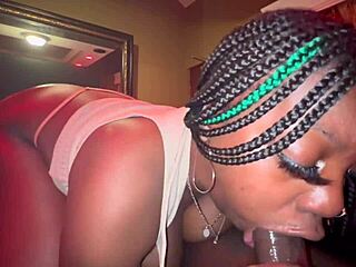 My 1st time sucking a big dick