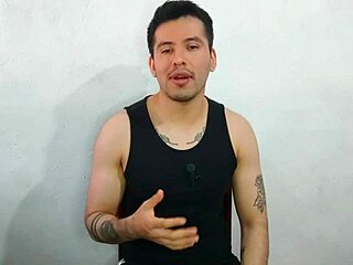 Wow! Young twink devours huge thick cock of friend's uncle and swallows every drop!