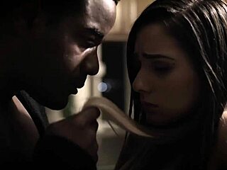 Babysitter engages in deepthroat and masturbation with older pickup guy