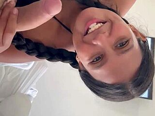 Hotel receptionist gets banged by guest while changing sheets. It’s wild with deepthroat and big tits action