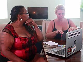 deeheartxxx gets a big black cock scoop in her bbw pussy