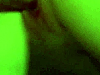 Young couple bangs hard behind the bar