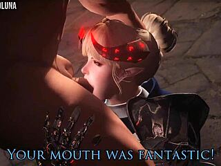 skyrim blonde demon babe takes a hard pounding