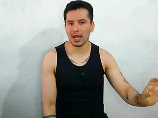 Wow! Young twink devours huge thick cock of friend's uncle and swallows every drop!