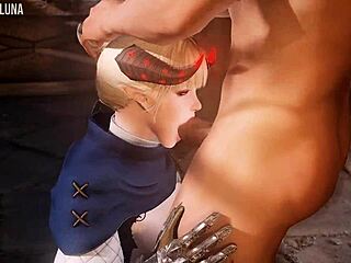 skyrim blonde demon babe takes a hard pounding