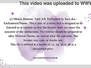 Domme Gives Jerk Off Instructions For Intense Orgasm!