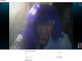 Carol Banderas Performs On Mexican Webcam.