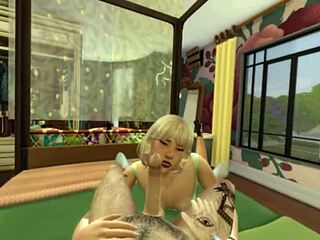 Alternative Couple Enjoys Homemade Hentai Fuck and Cumshot