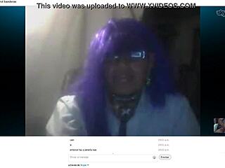 Carol Banderas Performs On Mexican Webcam.