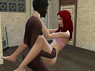Hey, wanna see a horny black guy bang a cute redhead?