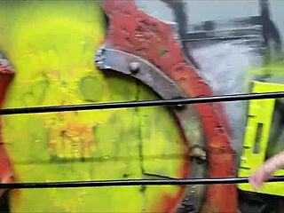 Who is the better lover in this gay wrestling match with big tits