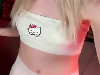 damn! sweet eaton teases in tight white leggings