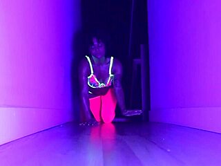 duke's curly babe teases with wild ass play