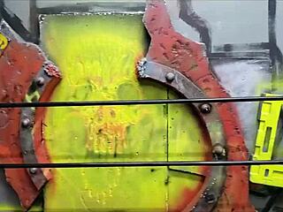 Who is the better lover in this gay wrestling match with big tits