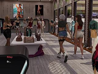 Steps of Debauchery 12 - Nasty Dean Reveals Upskirt Secrets in Game