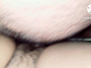 Girlfriend bent over for a hard doggystyle anal pounding with monster cock