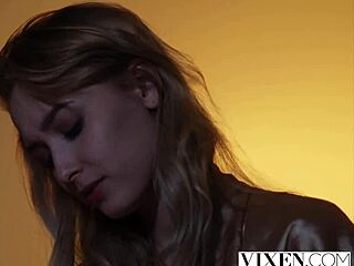 Vixen Newbie Kelly Collins Makes Exclusive Debut with Horny Outdoor Licking