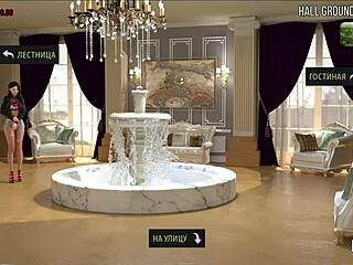 In this anime game, the girl begs to be spanked in episode 31.