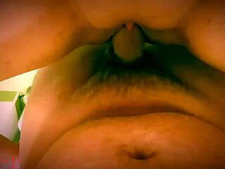 quick bathroom bang on the washing machine with tight pussy