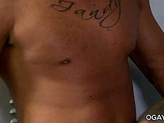 Lusty gay sex in the locker room