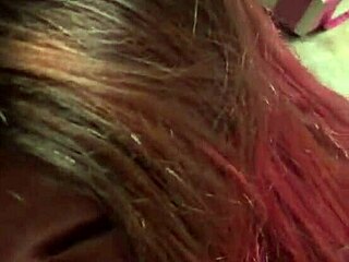 bbw with huge natural tits giving a blowjob in the garage 😘