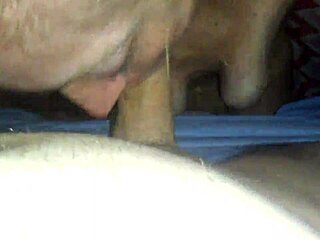 Petite blonde intensely sucks cock for cum in mouth