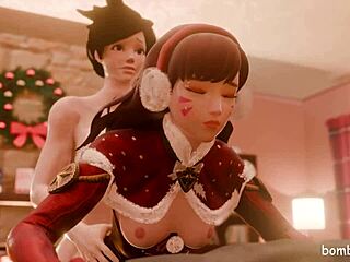 Dva and Tracer banging hard in New Year’s house