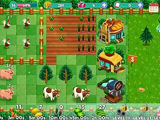 Nutaku booty farm hentai game part 18 with cute flashing