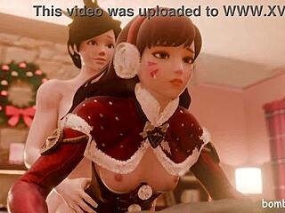 Dva and Tracer banging hard in New Year’s house