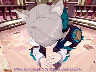 Lynette Fucking Hard in POV for Genshin Impact Premium!