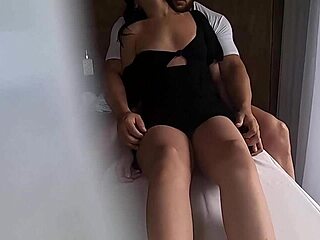 omg i cant believe this 18 yr old got filmed during tantric massage