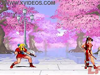 Oh yeah, TQH Mai team battles Chun-Li team in hot hentai action!