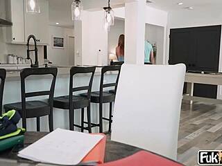 stepmom nicole aria gives a lesson in riding and blowjob